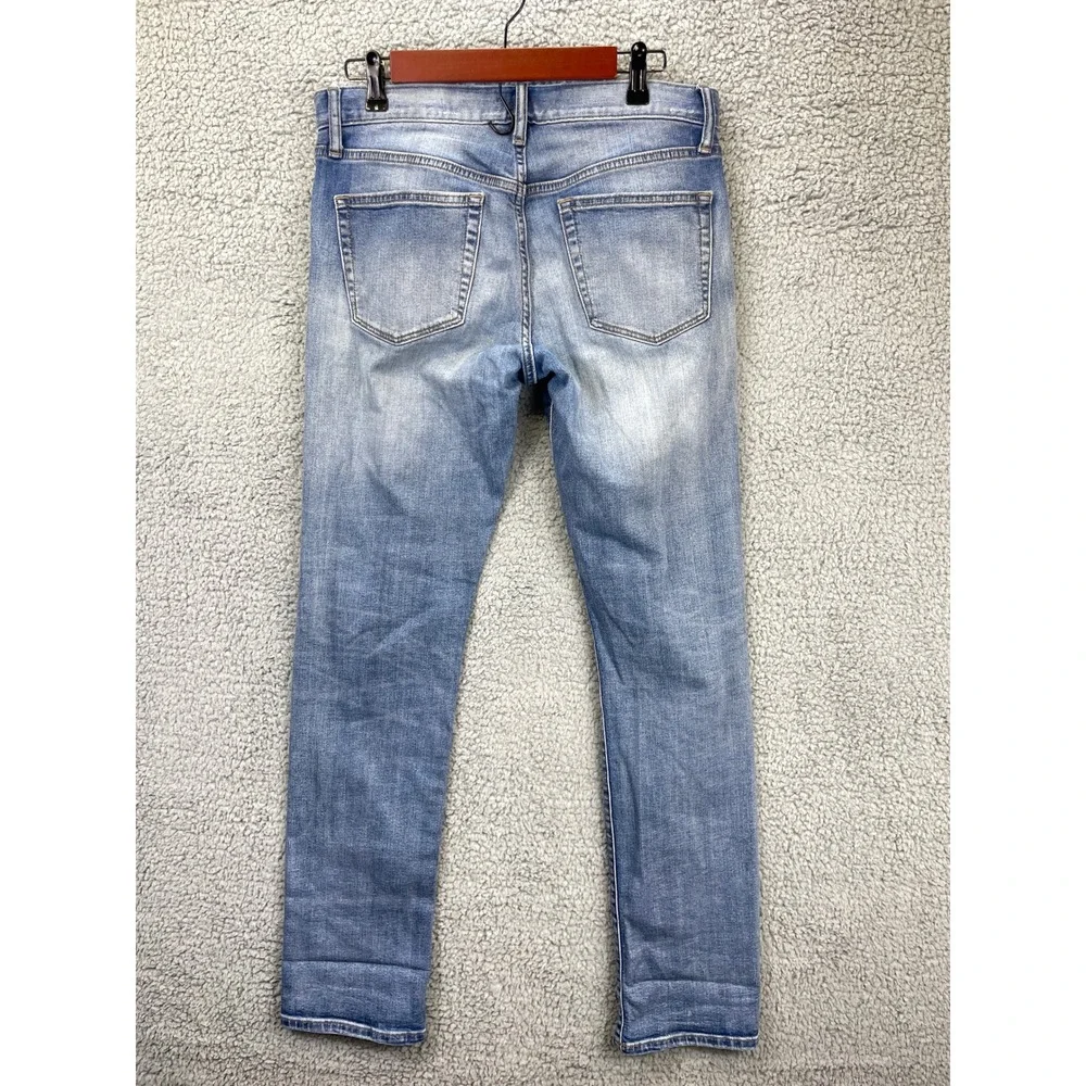 Uniqlo Jeans Men's 31 Blue Denim Skinny Fit Slim Stretch Modern Casual Pants